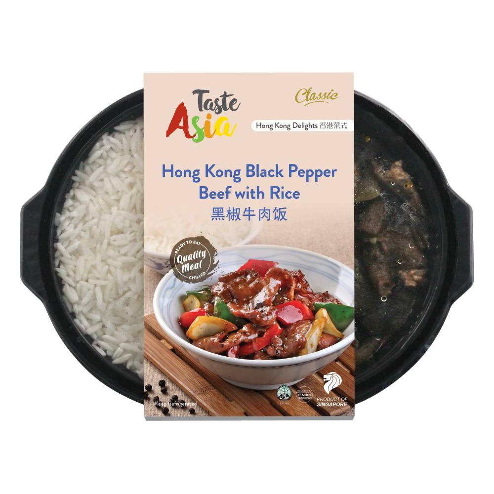 Hong Kong Black Pepper Beef with Rice