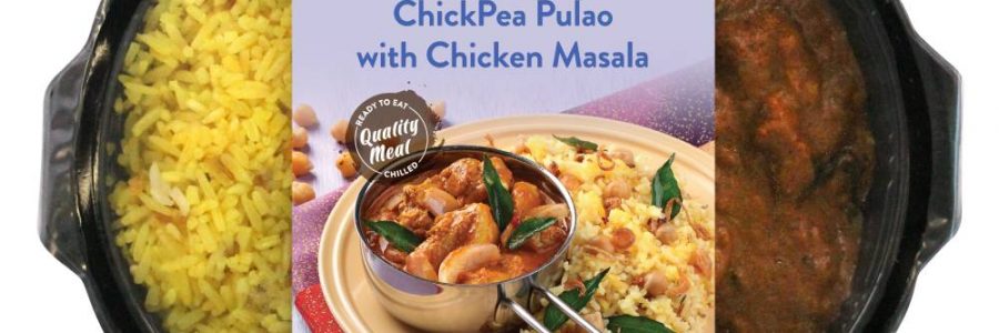 Chickpea Pulao with Chicken Masala